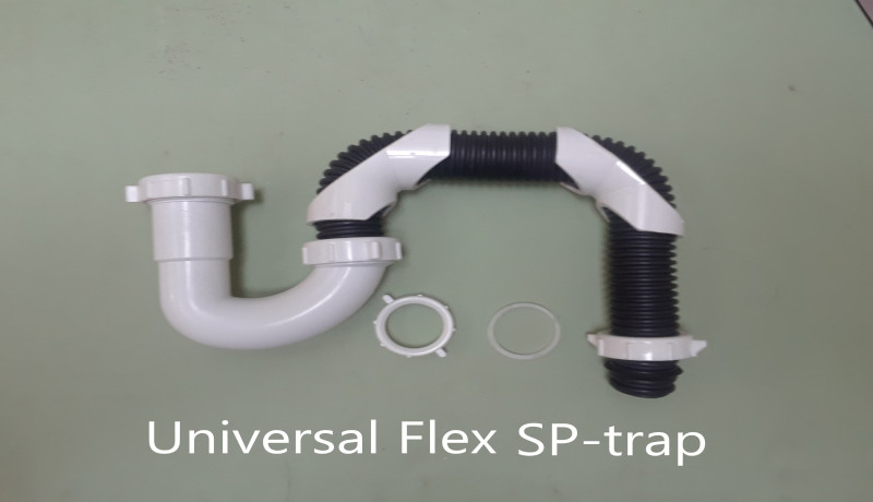 015. Universal Flex S-trap P-trap