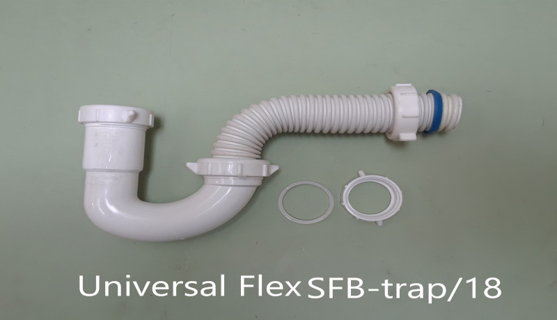 005. Universal Flex SFB-Trap/18 for sink and freestanding bathtub